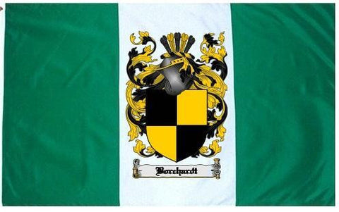 Borchardt family crest coat of arms flag