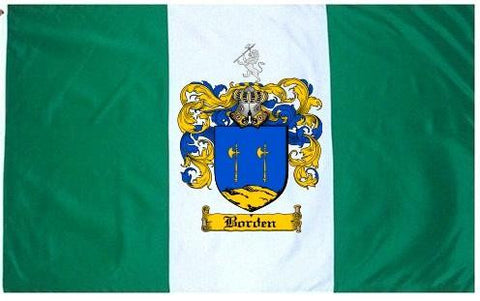 Borden family crest coat of arms flag