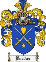 Bordier coat of arms family crest download
