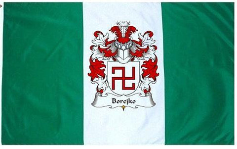 Borejko family crest coat of arms flag