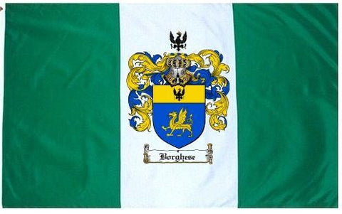 Borghese family crest coat of arms flag