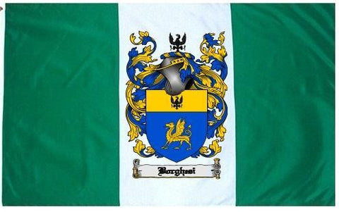 Borghesi family crest coat of arms flag