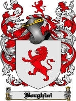 Borghini coat of arms family crest download
