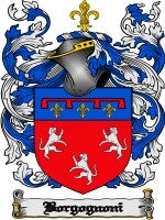 Borgognoni coat of arms family crest download