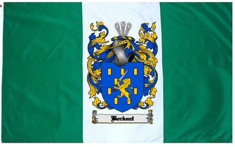 Borkent family crest coat of arms flag