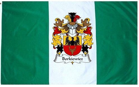 Borkiewicz family crest coat of arms flag