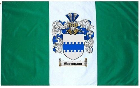 Bornmann family crest coat of arms flag