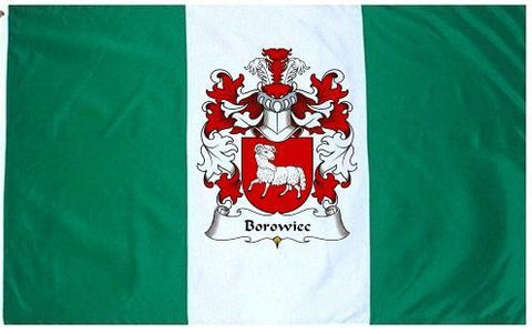 Borowiec family crest coat of arms flag