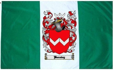Borowy family crest coat of arms flag