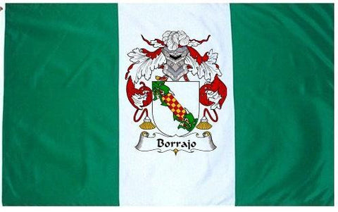 Borrajo family crest coat of arms flag