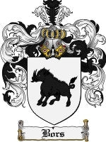 Bors coat of arms family crest download