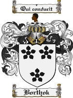 Borthok coat of arms family crest download