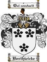 Borthwicke coat of arms family crest download