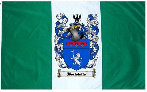 Bortolotto family crest coat of arms flag