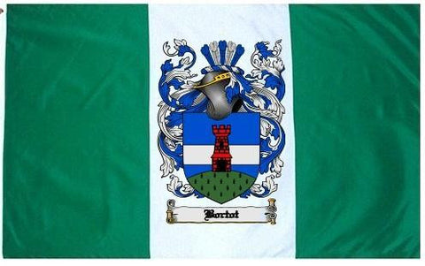 Bortot family crest coat of arms flag