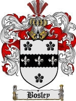 Bosley coat of arms family crest download