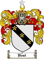 Bost coat of arms family crest download