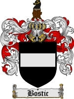 Bostic Lineage Bostic family crest coat of arms emailed to you within 24 hours ...