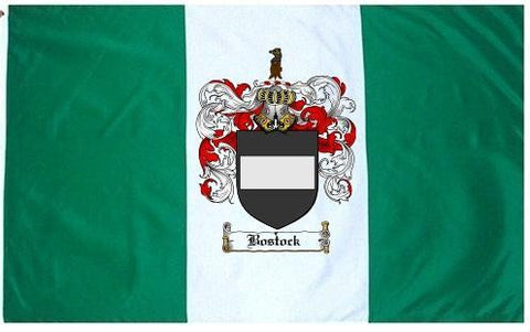 Bostock family crest coat of arms flag