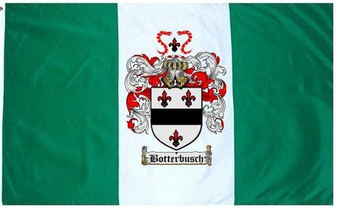 Botterbusch family crest coat of arms flag