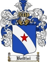 Bottini coat of arms family crest download