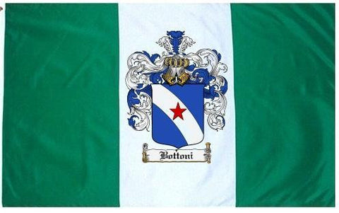 Bottoni family crest coat of arms flag
