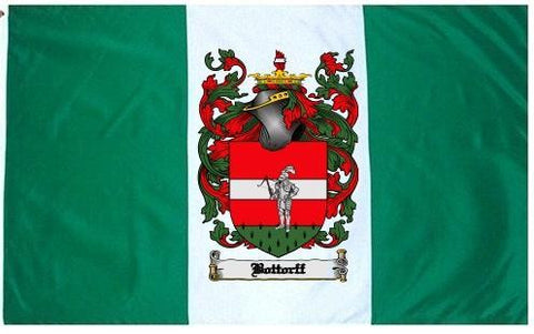 Bottorff family crest coat of arms flag