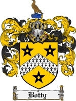 Botty coat of arms family crest download