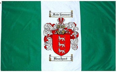 Bouchard family crest coat of arms flag