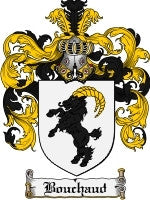 Bouchaud coat of arms family crest download