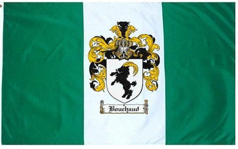 Bouchaud family crest coat of arms flag