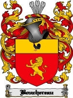 Bouchereau coat of arms family crest download