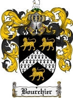 Bouchier coat of arms family crest download
