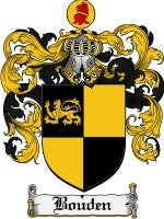 Bouden coat of arms family crest download