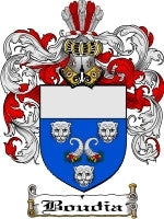 Boudia coat of arms family crest download
