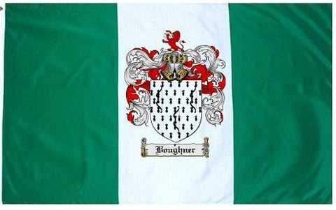 Boughner family crest coat of arms flag