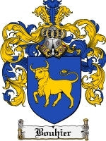 Bouhier coat of arms family crest download