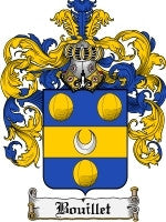 Bouillet coat of arms family crest download