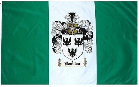 Bouillon family crest coat of arms flag