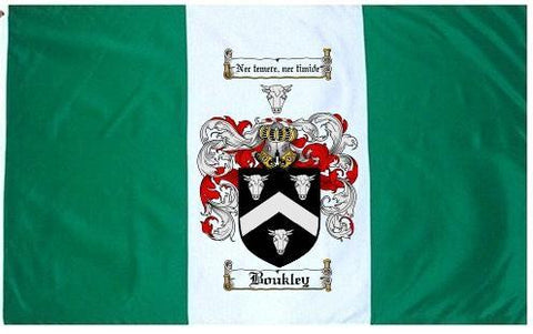 Boukley family crest coat of arms flag
