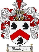 Bouleyne coat of arms family crest download