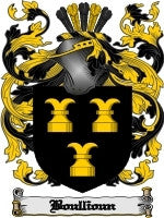 Boullioun coat of arms family crest download