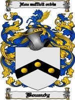 Boundy coat of arms family crest download