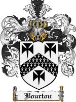 Bourton coat of arms family crest download
