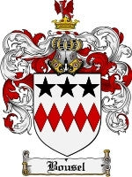 Bousel coat of arms family crest download