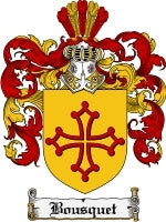 Bousquet coat of arms family crest download