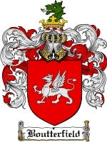 Boutterfield coat of arms family crest download