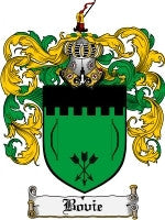 Bovie coat of arms family crest download