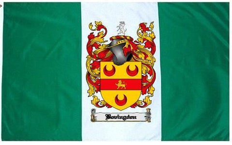 Bovingdon family crest coat of arms flag