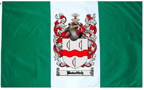 Bowditch family crest coat of arms flag